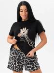Пижама "Жираф" женская с шортами