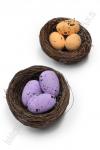 Пасхальный декор 7 см "Яйца в гнезде" (2 шт) SF-5017, №4