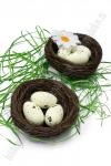 Пасхальный декор 7,5 см "Яйца в гнезде" (2 шт) SF-5017, №2
