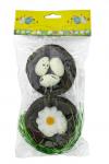 Пасхальный декор 7,5 см "Яйца в гнезде" (2 шт) SF-5017, №2
