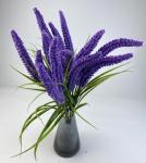 Декоративное растение Пырей, цвет фиолетовый, 50 см, 7 голов