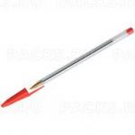 Ручка шариковая красная узел 0,7 мм прозрачный корпус OfficeSpace