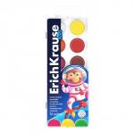 Акварель 12 цветов ErichKrause "Kids Space Animals", медовая, в пластиковой коробке, с УФ защитой яркости