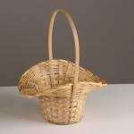 Корзина плетеная "Шляпа", D15x14/10xH33см, натуральный, бамбук