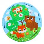 Игровой коврик-сумка для детей «Зверята», диаметр 100 см, виды МИКС, Крошка Я
