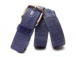 Кожаный синий мужской джинсовый ремень B40-2196