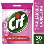 Влажные салфетки Cif, для очищения поверхностей, 30 шт.