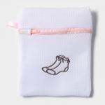 Мешок для стирки носков Доляна, 17_20 см, трехслойный, крупная сетка, цвет МИКС