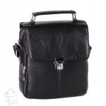 Сумка мужская кожаная 2066H black Heanbag