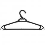 Вешалка для одежды пластик р. 48-50, цв. черный ХП