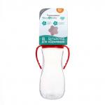 Бутылочка для кормления, классическое горло, с ручками, 250 мл., от 3 мес., цвет красный Mum&amp;Baby