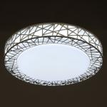 Светильник "Птичье гнездо" LED 36Вт 3000-6000К белый d.39 см