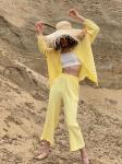 Летний костюм с кюлотами Sunny Yellow