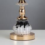 Настольная лампа с подсветкой "Арвен" Е27 40Вт золото 24,5х24,5х44 см