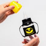 Бутылочка для кормления Little hero, классическое горло, от 0 мес, 150 мл., цилиндр, с ручками