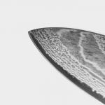 Нож "Ортего" шеф 24 см, дамасская сталь AUS-10, 73 слоя