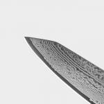 Нож "Ортего" овощной 12,7 см, дамасская сталь AUS-10, 73 слоя