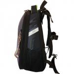 Рюкзак каркасный школьный 38 х 30 х 16 см, эргономичная спинка, Stavia "Кибер", чёрный