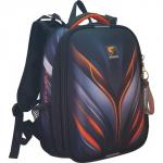 Рюкзак каркасный школьный 38 х 30 х 16 см, эргономичная спинка, Stavia "Киберспорт", серый