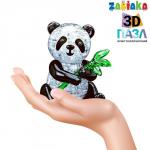 3D пазл «Панда», 57 детелей, в пакете