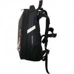 Рюкзак каркасный школьный 38 х 30 х 16 см, эргономичная спинка, Stavia "Монохром", чёрный