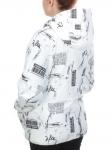 ZW-2183-1C WHITE Куртка демисезонная женская BLACK LEOPARD (100 гр.синтепона)