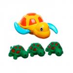 Заводная игрушка для ванны «Черепашка с друзьями», 4 шт, Крошка Я