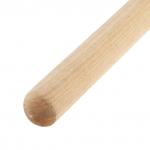 Черенок деревянный д40мм для лопат, с затыловкой и заострением (конус), h120см, высший сорт, шлифованный, береза (Россия)