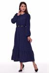 *Платье женское Ф-1-069в (темно-синий)