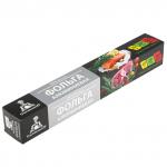 Фольга алюминиевая пищевая, ширина 29см, 10м, 30мкм, сверх прочная, в коробке, "Gurmanoff" (Россия)