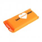 Подушка на ремень безопасности "Самый любимый ребенок" оранжевая