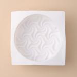 Форма для муссовых десертов и выпечки KONFINETTA «Вихрь», 17,5*5,5 см, ячейка d=15 см, цвет белый