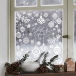Виниловые наклейки на окна «С Новым годом», многоразовые, 70 * 25 см