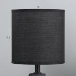 Настольная лампа "Амелия" Е14 40Вт коричневый 13х13х25 см