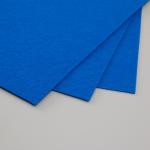 Набор жесткого фетра "Астра" (3 шт) ярко-синий, 1 мм, 160 гр, 20х30 см