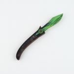 Сувенир деревянный нож наваха "Кристалл зеленый", 22 см