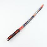 Сувенирное деревянное оружие "Самурай оранжевый", 65см