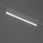 Светильник трековый SLIM "Линза-33" LED 18Вт 3000K-6000К 48V CRI90 белый 3,2х3,8х33,8см