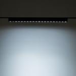 Светильник трековый ULTRA "Линза" LED 24Вт 3000K-5700К CRI90 черный 44,5х2,6х2,4см