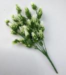 Хмель, белое декоративное растение 7 веточек 35см, пластик