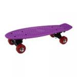 Скейтборд пластик 41  см, колеса PVC, крепления пластик, фиолетовый