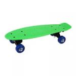 Скейтборд пластик 41  см, колеса PVC, крепления пластик, зелёный