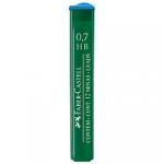 Грифели для механических карандашей Faber-Castell "Polymer", 12 шт., 0,7мм, HB. 521700