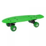 Скейтборд-пенниборд пластик 43  см., колеса PVC, крепления пластик, зелёный