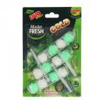 Блок для унитаза Master FRESH, DUO EFFECT 5в1 формула GOLD, хвоя,  3 шт