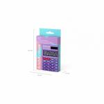 Калькулятор карманный 8-разрядов ErichKrause PC-101 Pastel, фиолетовый