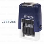Датер-мини STAFF месяц цифрами оттиск 22х4 мм Printer 7810 BANK