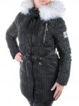 2037 BLACK Куртка зимняя облегченная женская Yixiangyuan