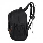 Рюкзак молодёжный 40 х 28 х 14 см, эргономичная спинка, Monkking, W207 чёрный