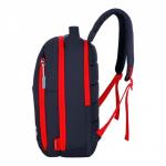 Рюкзак молодёжный 39 х 26 х 10 см, эргономичная спинка, Across G6, чёрный/красный G-6-3